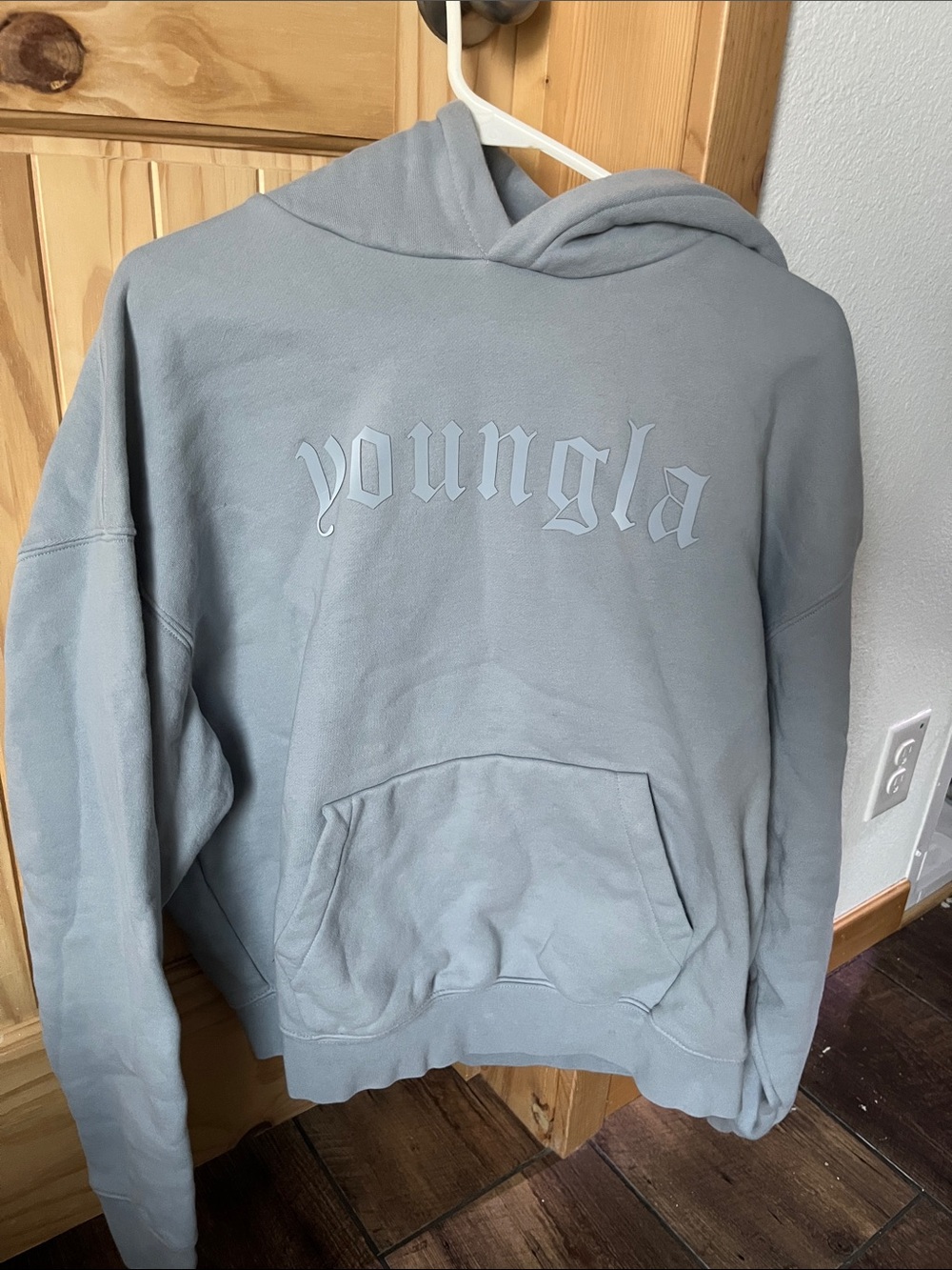 YoungLA Sweatshirt in Light Blue Gray